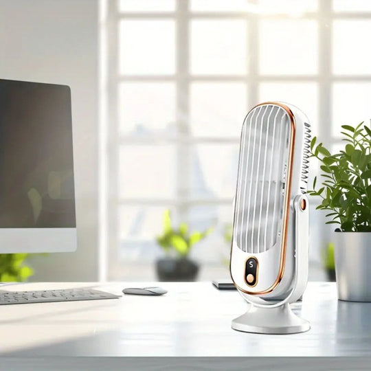 Tischventilator Leise USB Desktop Lüfter Kompakt für Zuhause und Büro 6