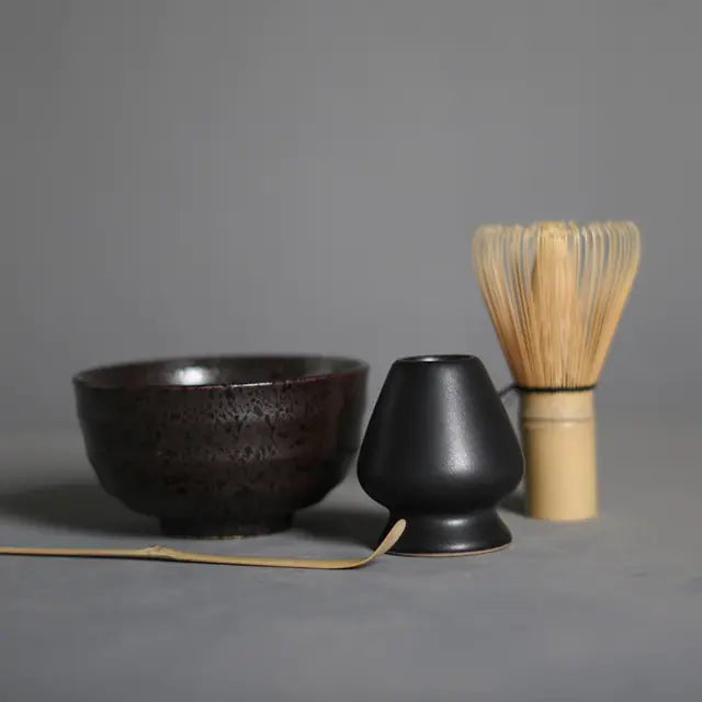 Traditionelles Tee Geschenkset mit Matcha Zubehör für Tee-Liebhaber 0