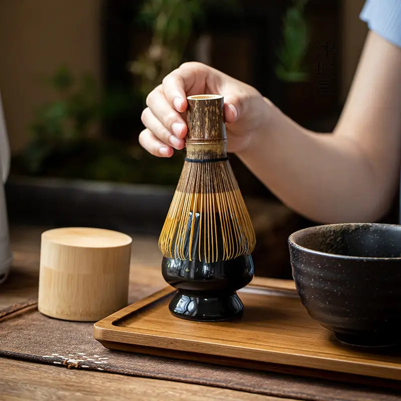 Traditionelles Tee Geschenkset mit Matcha Zubehör für Tee-Liebhaber 3