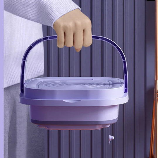 Tragbare Mini Waschmaschine Faltbar 8L für Reisen und Camping 1