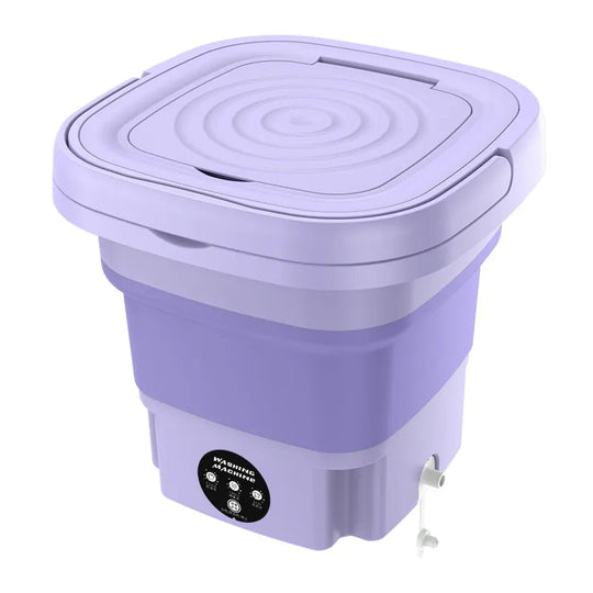 Tragbare Mini Waschmaschine Faltbar 8L für Reisen und Camping 4