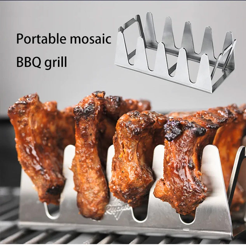 Tragbarer Grill für Outdoor-Aktivitäten Kompakt und Vielseitig 0