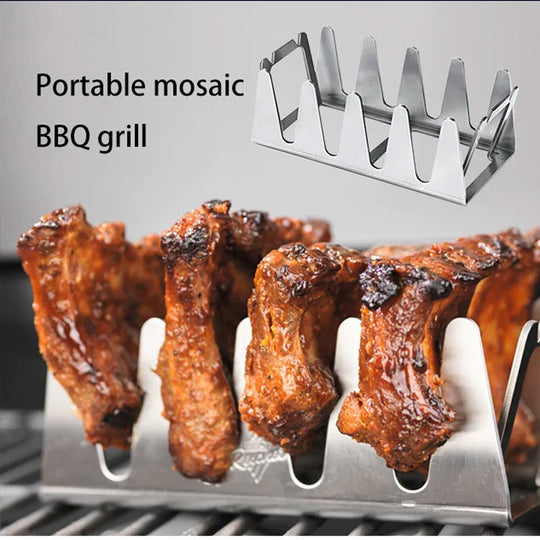 Tragbarer Grill für Outdoor-Aktivitäten Kompakt und Vielseitig 0