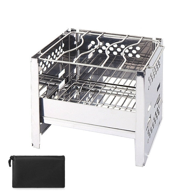 Tragbarer Grill für den Außenbereich – Ideal für Garten, Camping und Picknick 5
