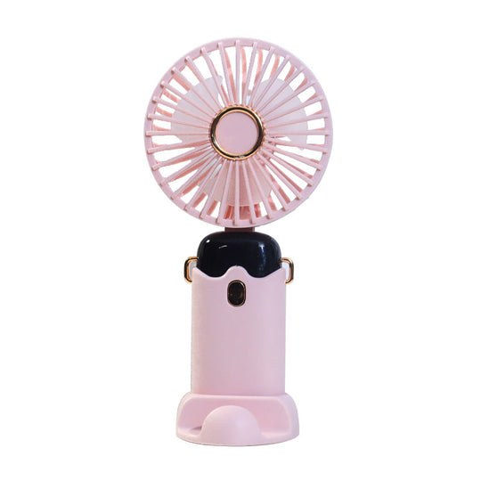 Tragbarer Handventilator mit Sprühfunktion für Damen 5