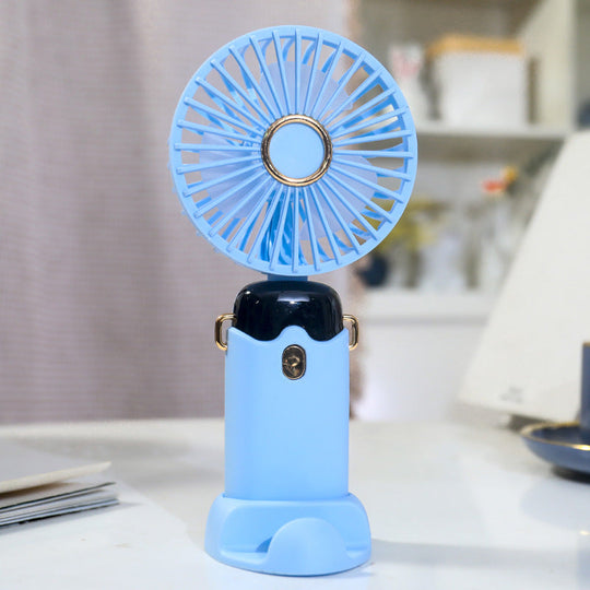 Tragbarer Handventilator mit Sprühfunktion für Damen 8