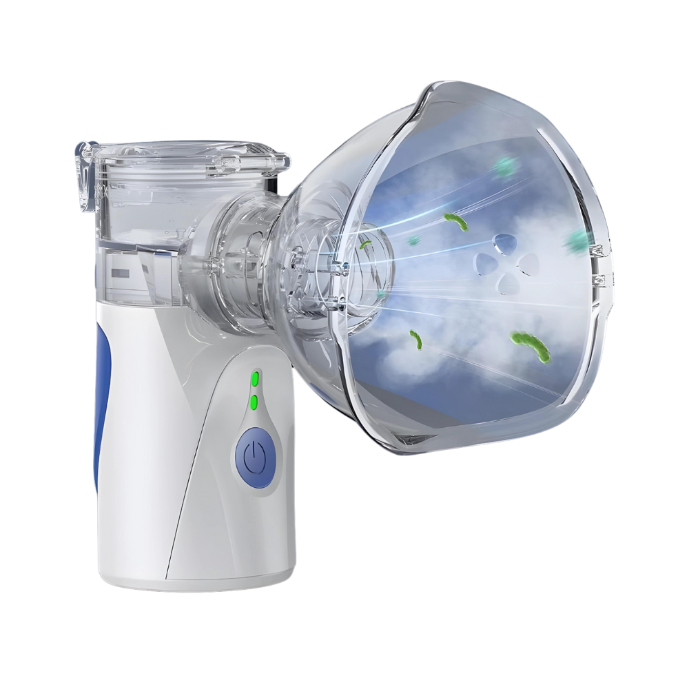Tragbarer Inhalator Ultraschallvernebler für Erwachsene und Kinder 0