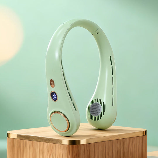 Tragbarer Nackenventilator für Damen mit ergonomischem Design 10