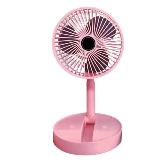 Tragbarer Tischventilator Leise Mit Teleskopdesign Und Akku, Höhenverstellbar, 3 Geschwindigkeitsmodi 10