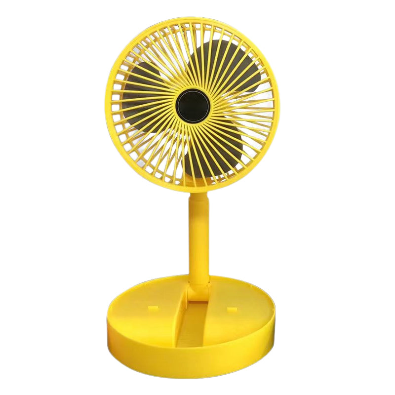 Tragbarer Tischventilator Leise Mit Teleskopdesign Und Akku, Höhenverstellbar, 3 Geschwindigkeitsmodi 12
