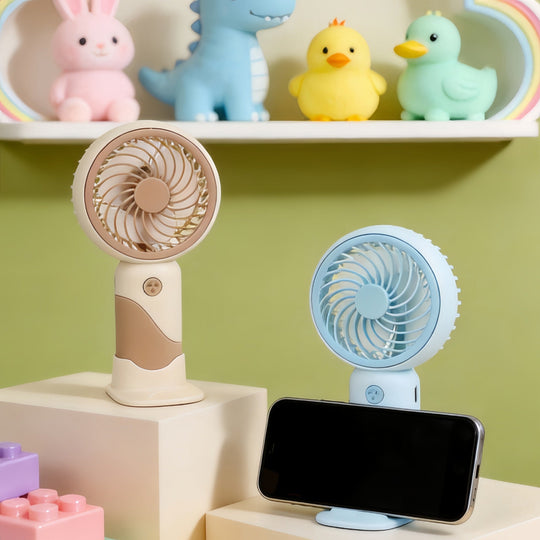 Tragbarer Tischventilator Leise mit USB-Anschluss und Stufenloser Geschwindigkeitsregelung 1
