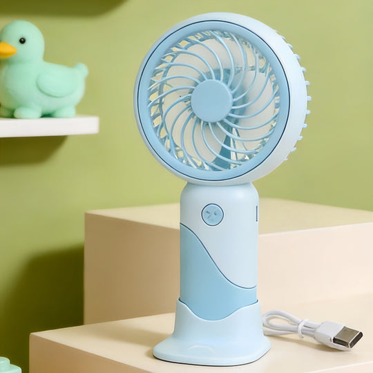 Tragbarer Tischventilator Leise mit USB-Anschluss und Stufenloser Geschwindigkeitsregelung 8
