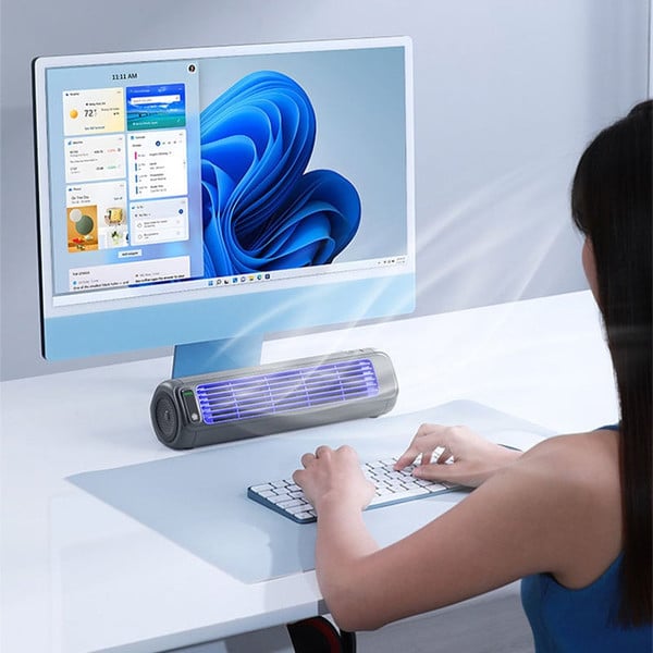Tragbarer Ventilator Leise mit 3 Geschwindigkeitsmodi für Optimale Kühlung 2