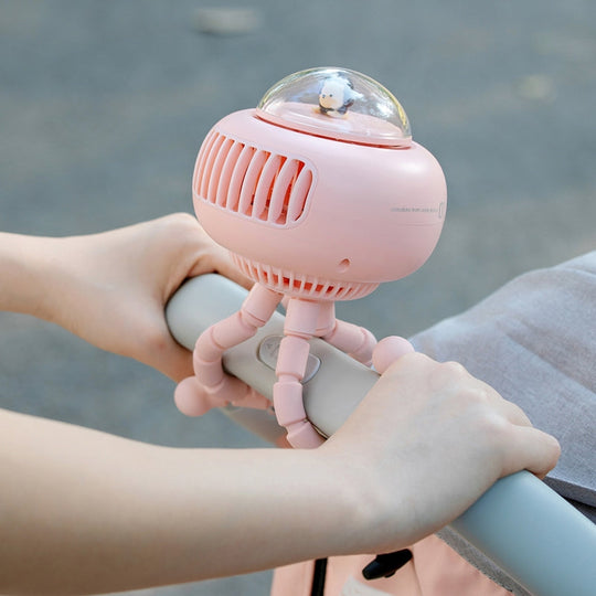 Tragbarer Ventilator für Kinderwagen Flexibel und Leise 1