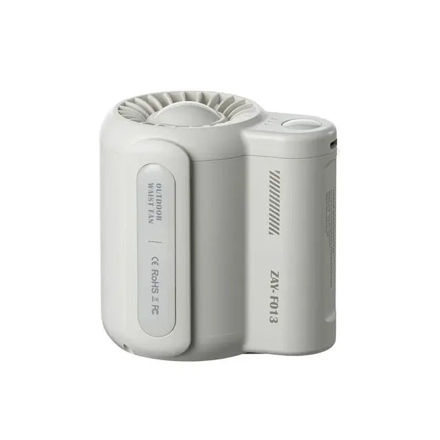 Tragbarer Ventilator für die Taille mit Ergonomischem Design und Wiederaufladbarem Akku 6