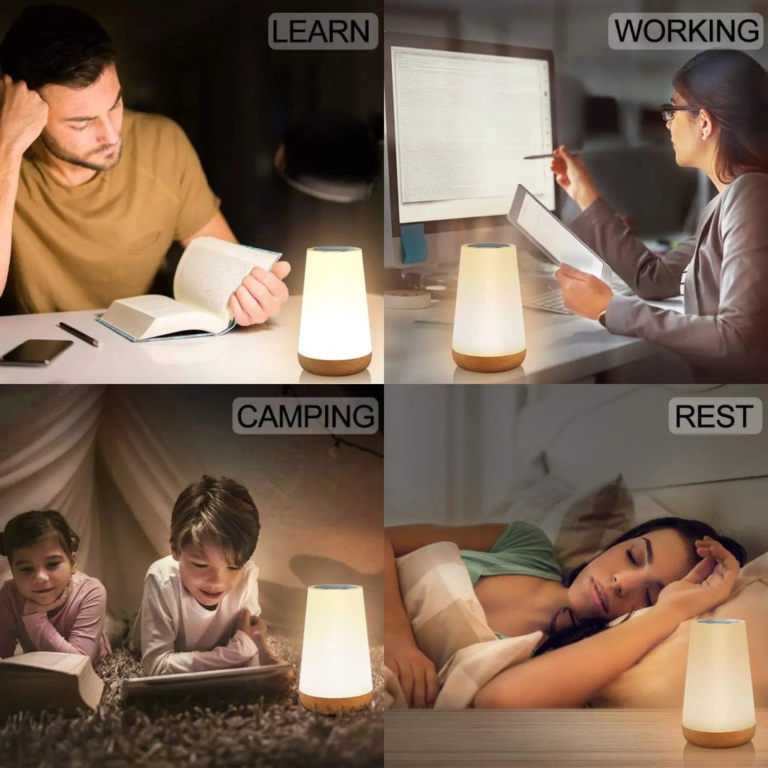 Tragbares Nachtlicht Kinder mit Touch-Funktion und Fernbedienung, Flexible Helligkeit für Schlafzimmer und Kinderzimmer 3