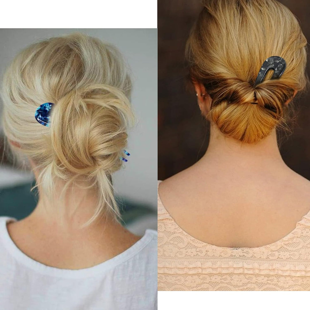 U-förmige Haarnadeln für Frauen - Stilvolle Haarnadel für kreative Frisuren und eleganten Look 4