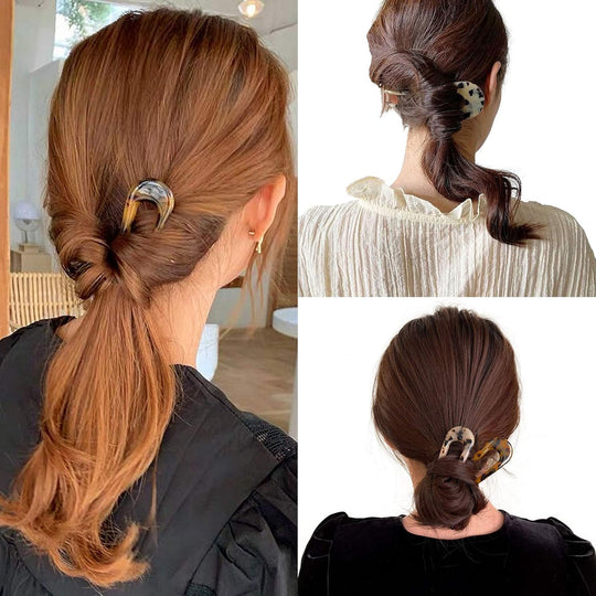 U-förmige Haarnadeln für Frauen - Stilvolle Haarnadel für kreative Frisuren und eleganten Look 6