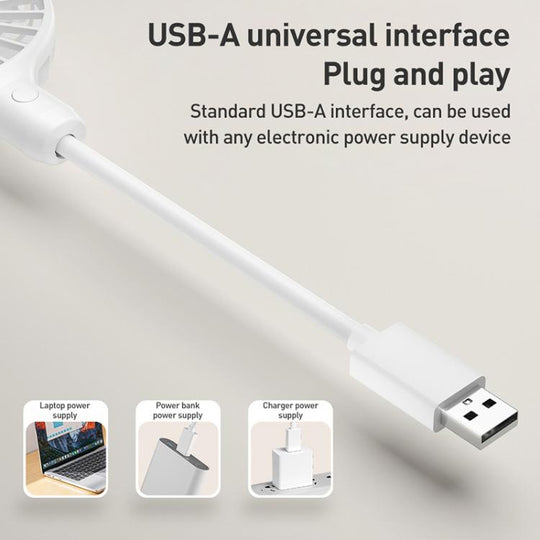 USB Mini Ventilator Kompakt Mit Bürstenlosem Motor Leise Kühlung Für Büro Und Zuhause 2
