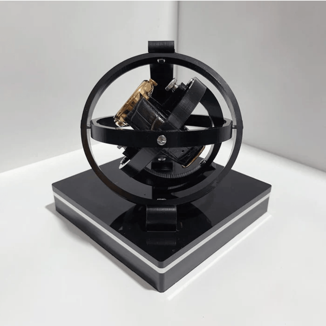 Uhrenbeweger für 4 Uhren Modernes Design Leiser Motor Automatikuhren Uhrenwender 4