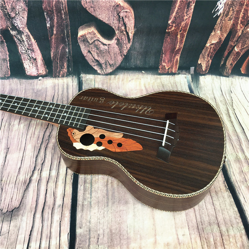 Ukulele 23 Zoll Regenbogen-Design für Damen und Herren – Leichtes Spielvergnügen 2