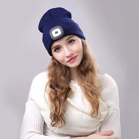 Unisex Beanie Mütze mit LED Licht für Outdoor Aktivitäten 6