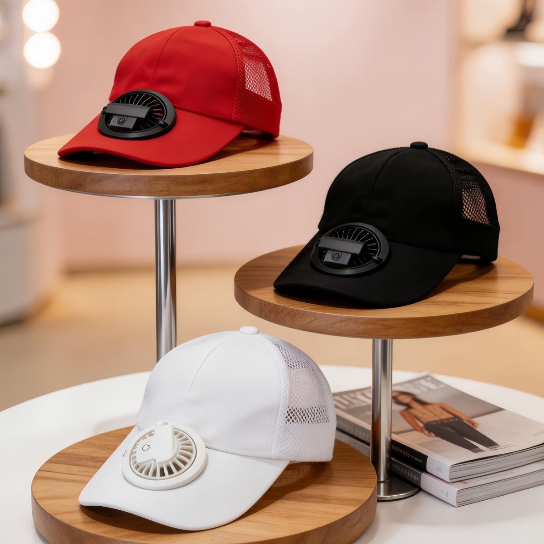 Unisex Cap mit integriertem Ventilator für Outdoor-Aktivitäten 2