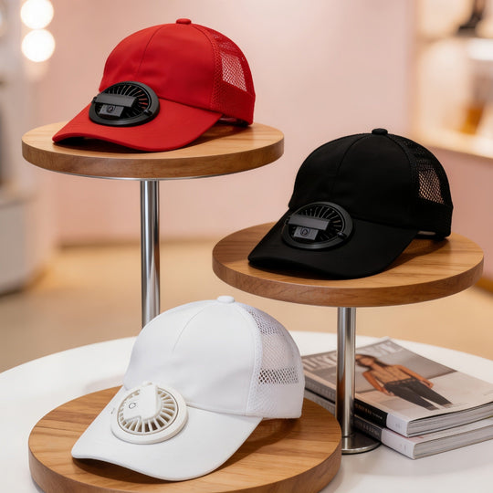 Unisex Cap mit integriertem Ventilator für Outdoor-Aktivitäten 2