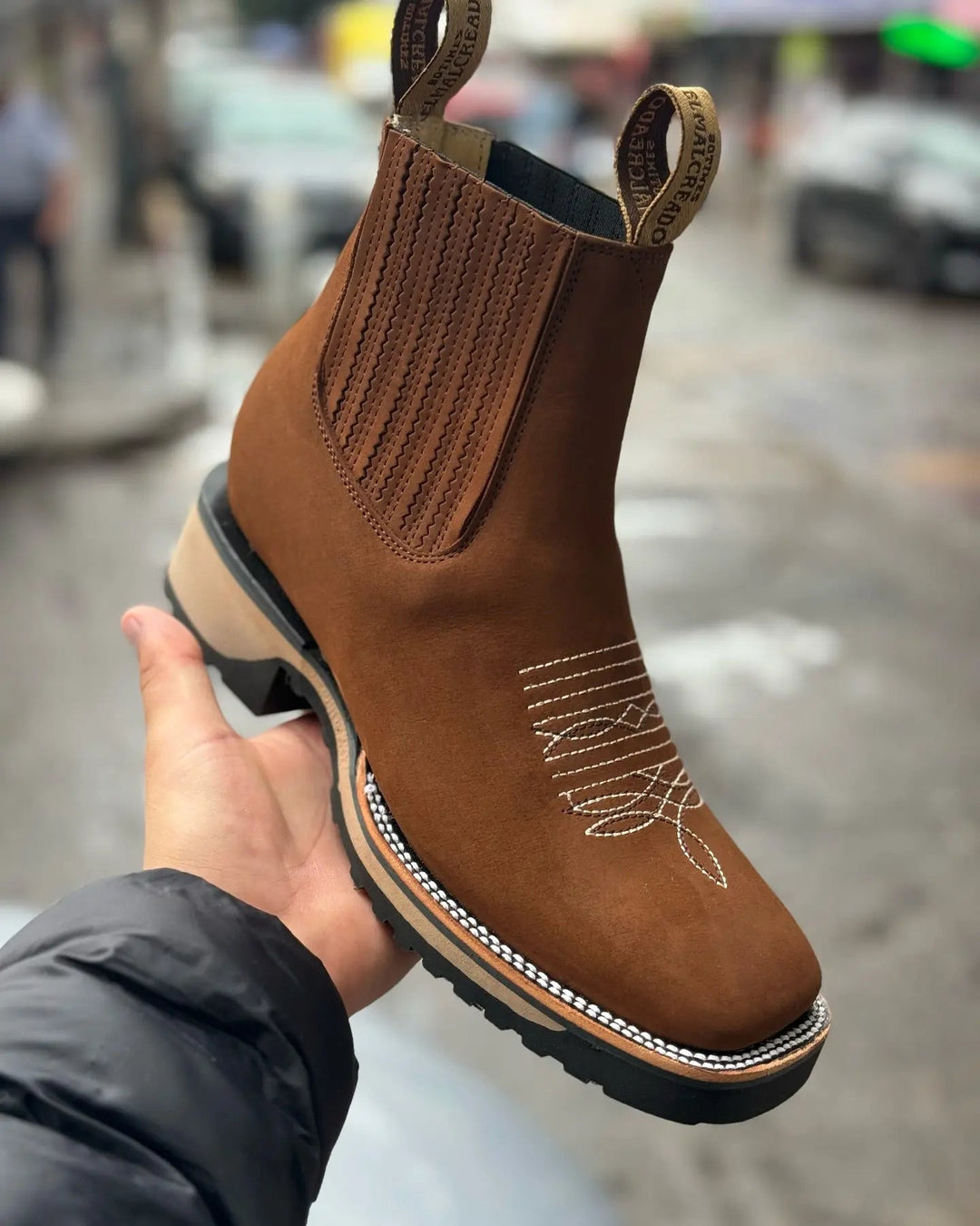 Unisex Cowboy-Stiefel für Herren und Damen im klassischen Stil 1
