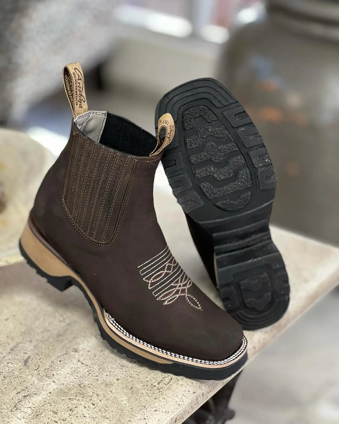Unisex Cowboy-Stiefel für Herren und Damen im klassischen Stil 2
