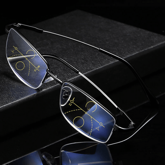 Unisex Gleitsichtbrille mit Mehrzonen-Design für Optimale Sicht und Komfort 0
