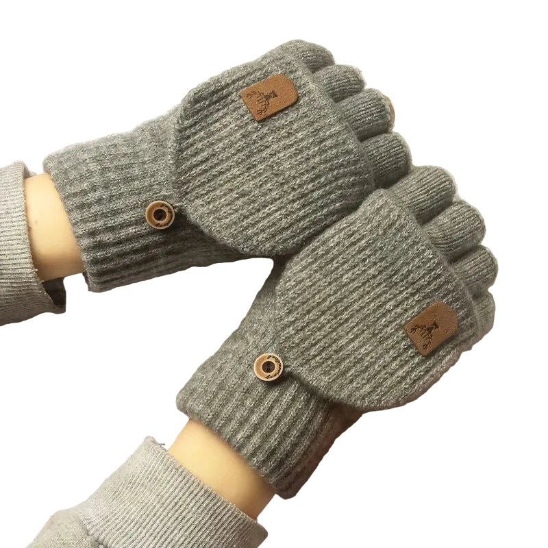 Unisex Halbfingerhandschuhe mit Touchscreen-Funktion für Winteraktivitäten 7