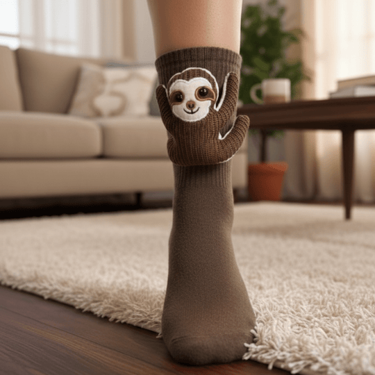 Unisex Haussocken mit 3D-Tierdesign für Gemütlichkeit und Komfort 0