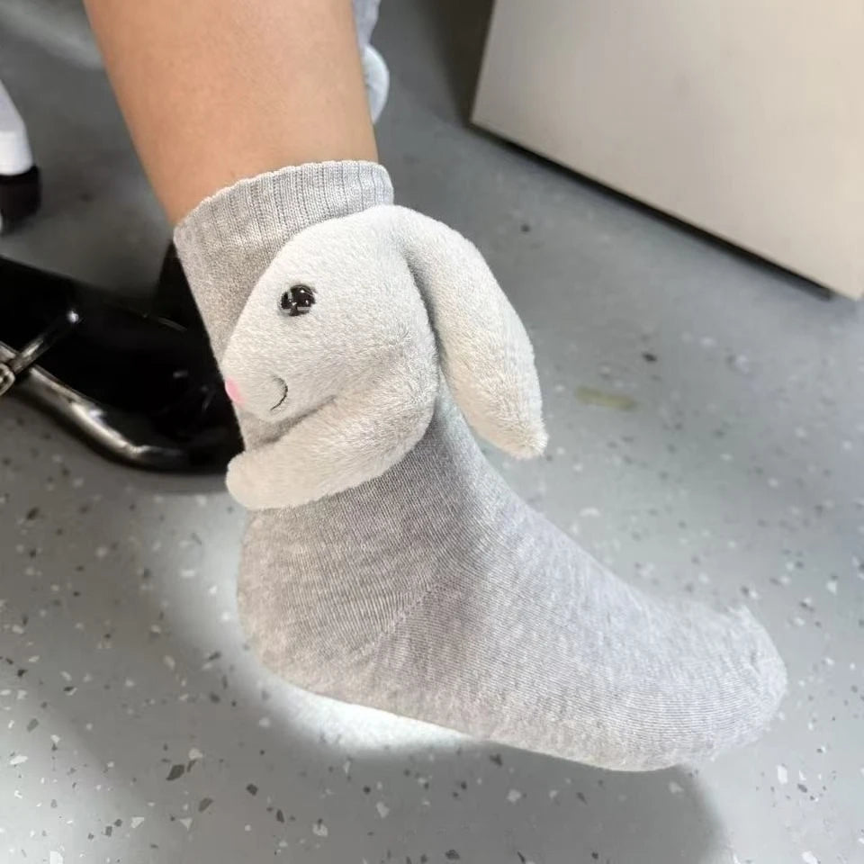 Unisex Haussocken mit 3D-Tierdesign für Gemütlichkeit und Komfort 7