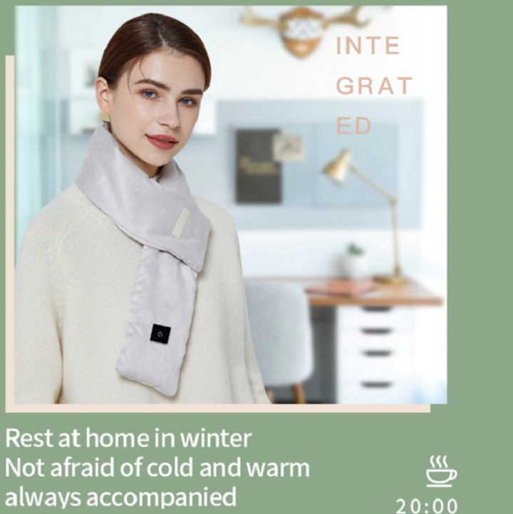 Unisex Heizender Winterschal mit Taschen 8