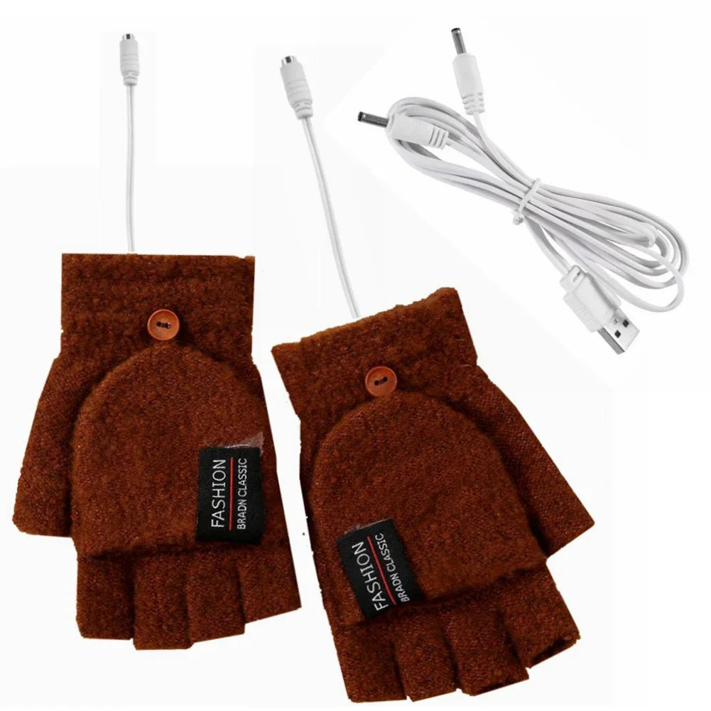 Unisex Heizhandschuhe USB-wiederaufladbar mit Temperaturregelung für kalte Tage 10