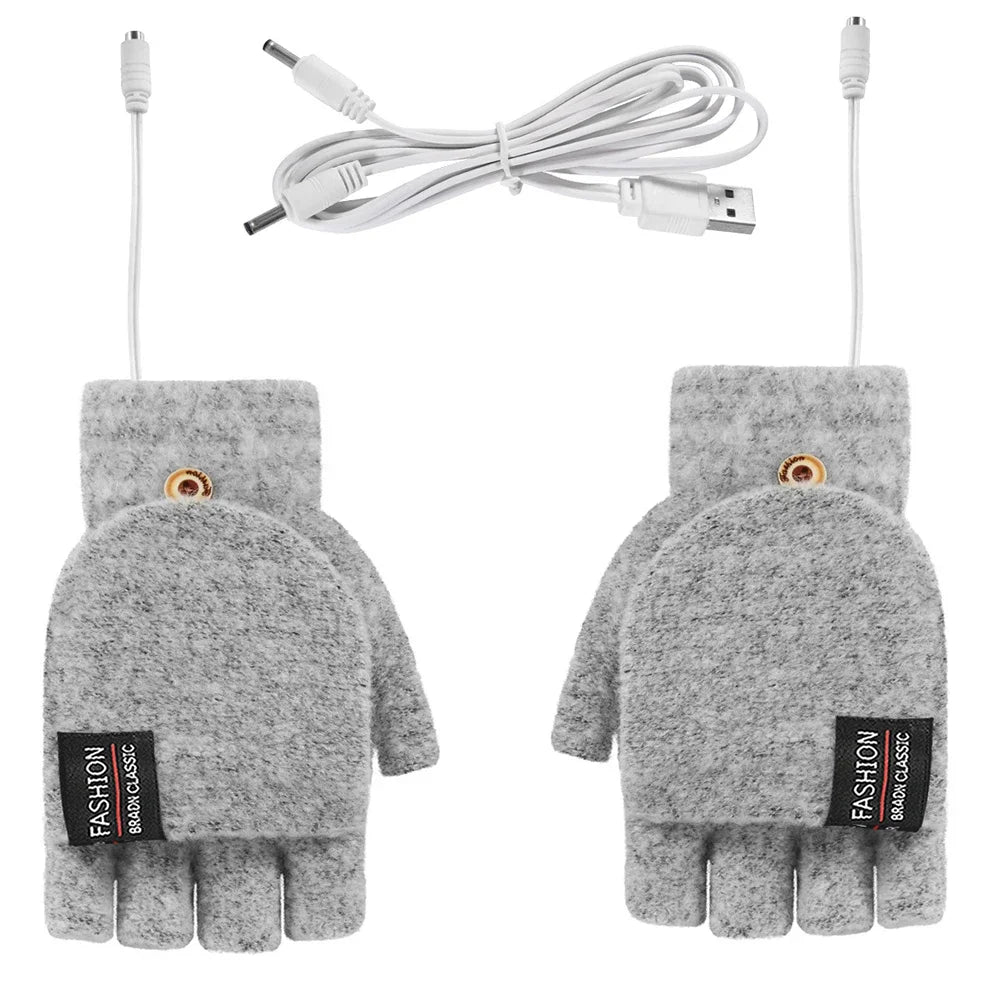 Unisex Heizhandschuhe USB-wiederaufladbar mit Temperaturregelung für kalte Tage 3