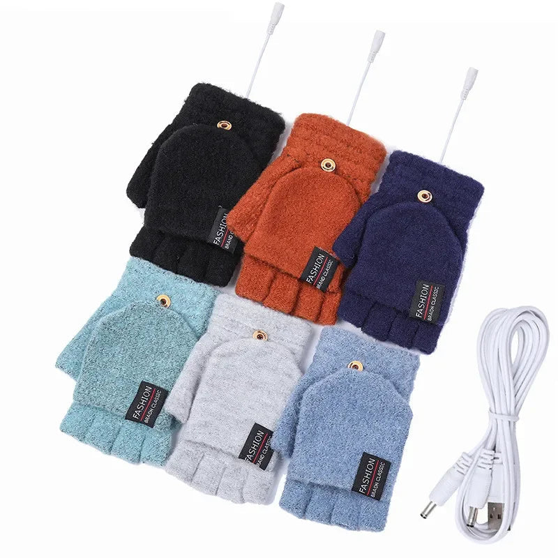 Unisex Heizhandschuhe USB-wiederaufladbar mit Temperaturregelung für kalte Tage 6