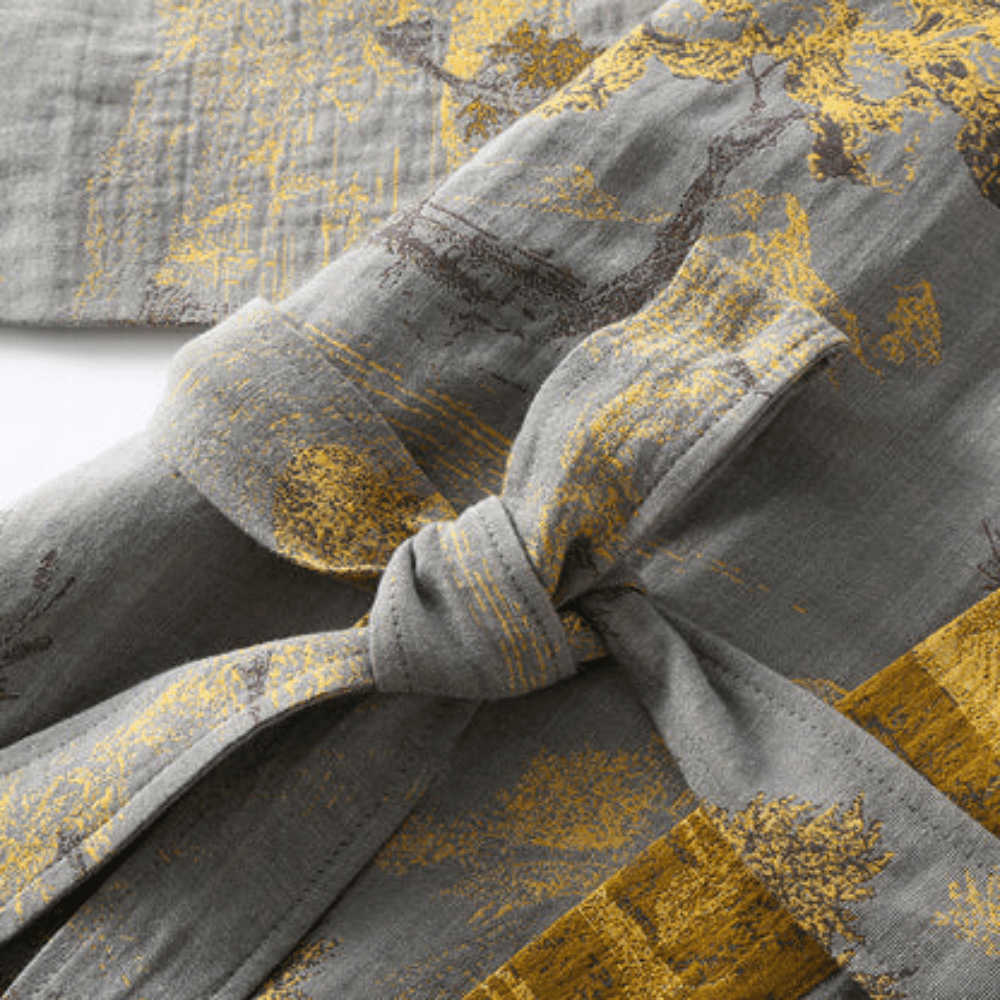 Unisex Kimono-Bademantel Vintage Stil 4