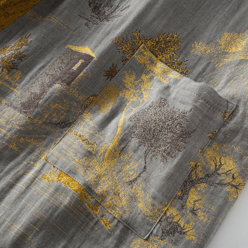 Unisex Kimono-Bademantel Vintage Stil 7