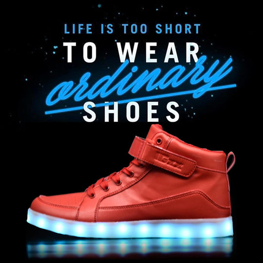 Unisex LED Sneakers mit Wiederaufladbarer Beleuchtung für Partys und Freizeit 1