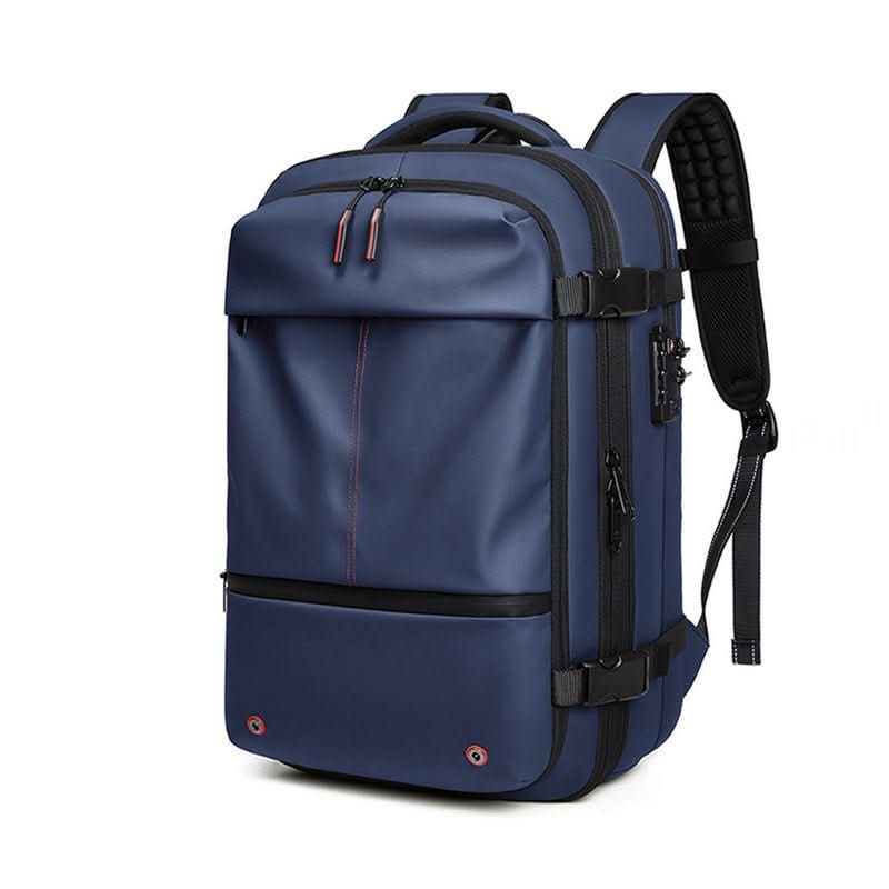 Unisex Laptop Rucksack Komprimierbar mit 17 Zoll Laptopfach für Reisen und Business 12