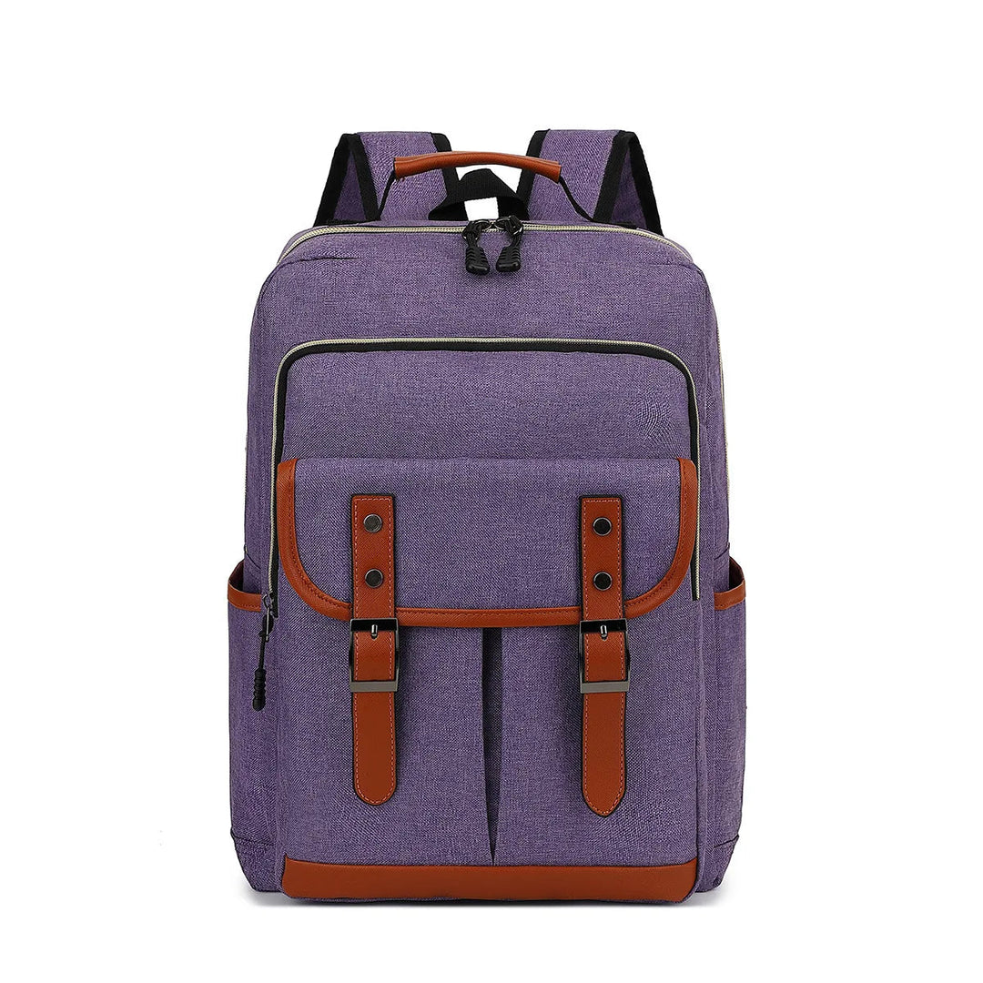 Unisex Laptop Rucksack Vintage Stil Mit Wasserdichtem Design 10