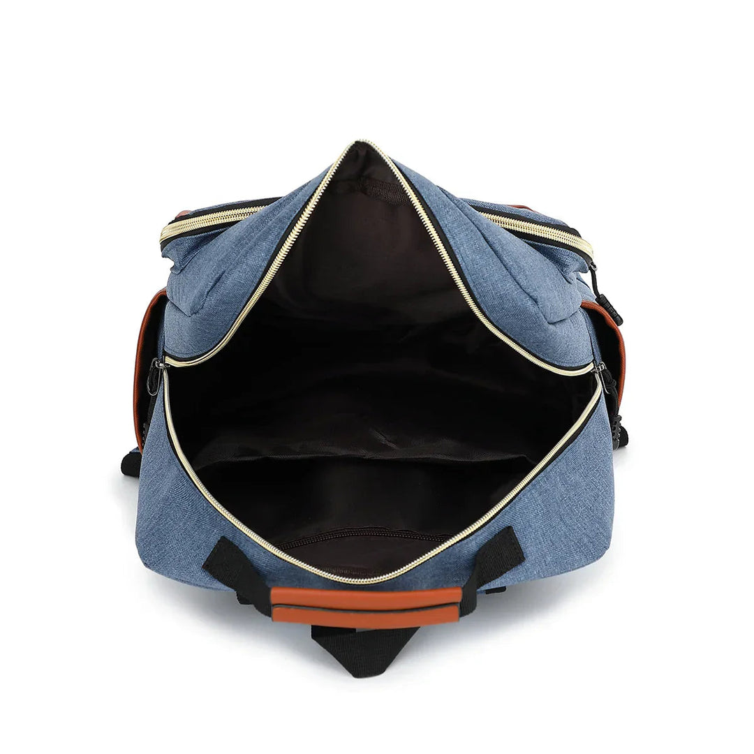 Unisex Laptop Rucksack Vintage Stil Mit Wasserdichtem Design 4