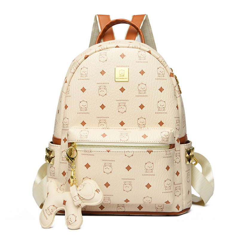 Unisex Mini-Rucksack mit Charakter-Print Verspielt 2