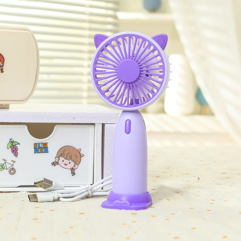 Unisex Mini Ventilator USB Tragbar Klein Handventilator Kompakt 6