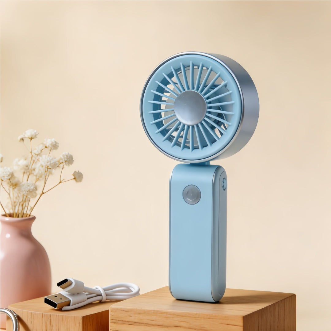 Unisex Mini Ventilator USB Tragbar Kompakt für Unterwegs 6