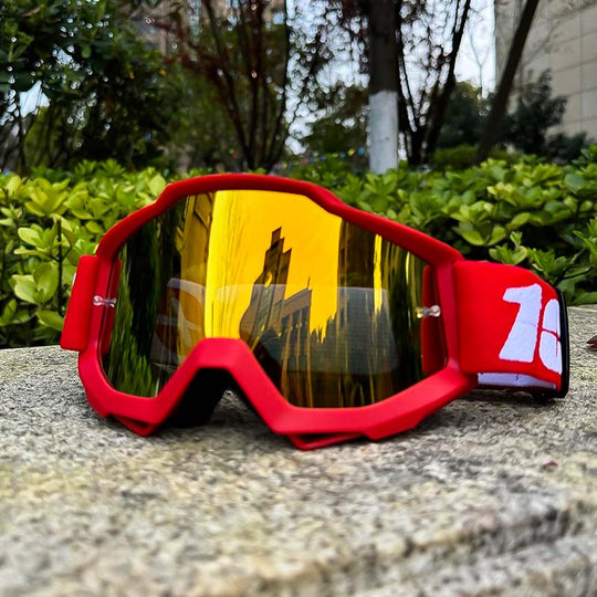 Unisex Motocross Brille Winddicht mit UV-Schutz für Crosshelm 3