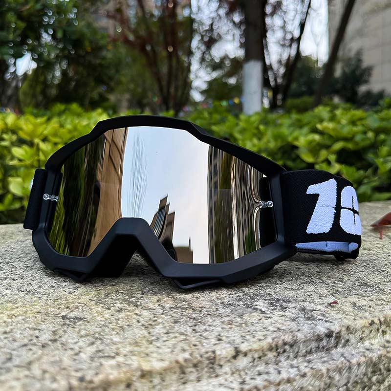 Unisex Motocross Brille Winddicht mit UV-Schutz für Crosshelm 9
