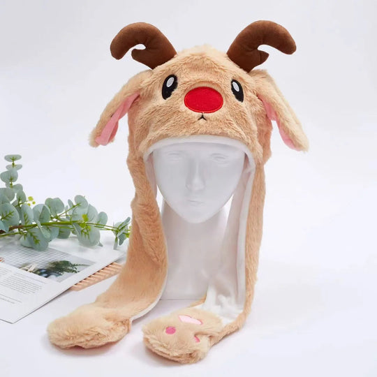 Unisex Mütze mit Wackelohren für Cosplay und festliche Anlässe 17